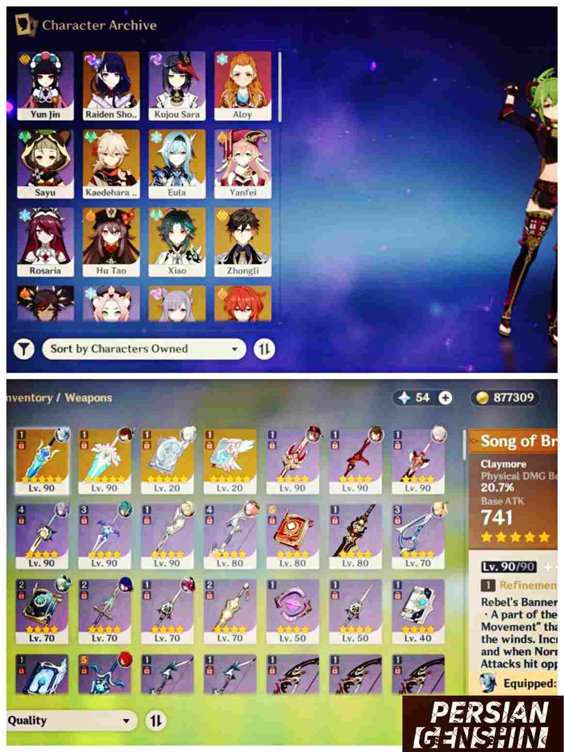 Zhongli-Diluc-Keqin-Xiao-Eula-Hutao Aloy-Raiden Shogun-Kaedehara Kazuha