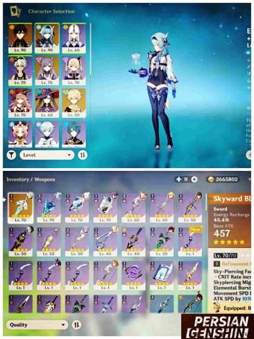 Eula- Zhongli- Keqing- Mona- Jean