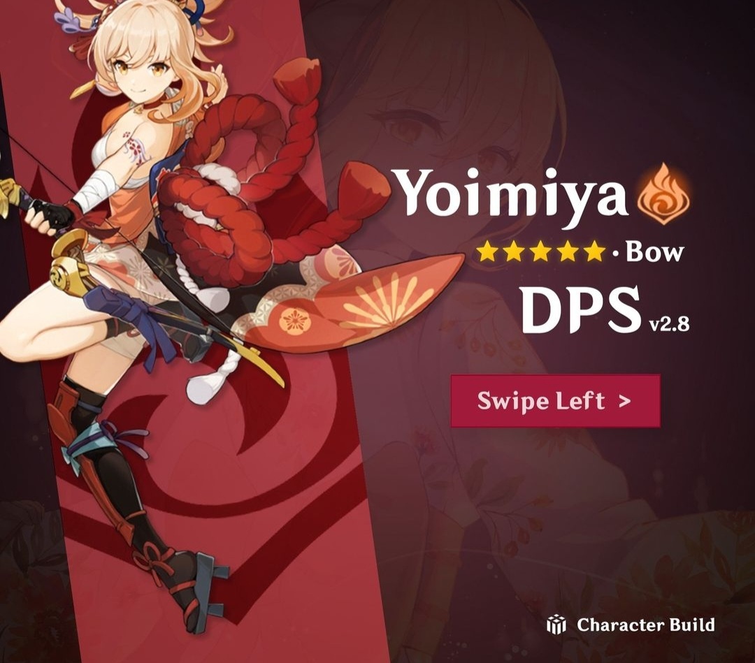 بیلد کاراکتر Yoimiya