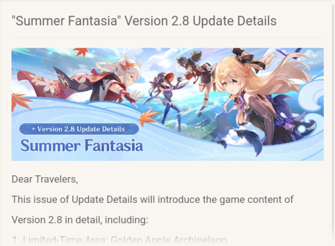 آپدیت و پچ های ورژن جدید 2.8